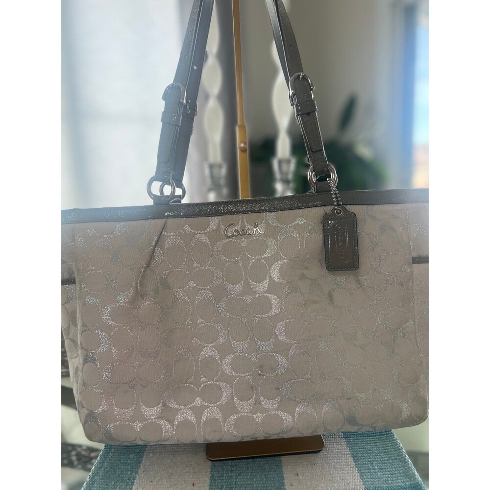 Coach Gallery Lurex East/West Tote